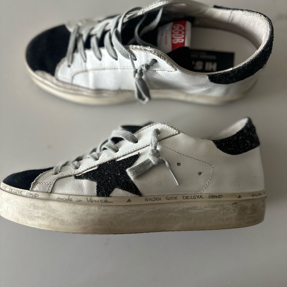 PRISTINE Golden Goose SparkleBlack Sneakers(38) - Picture 5 of 10